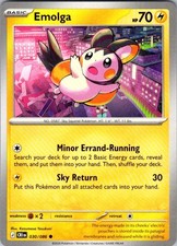 Emolga 030/086 Common Chaos Rising Pokemon Near Mint