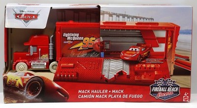 - Mack Hauler Transporter-Truck-Disney Pixar FXM85 Fireball Beach Racers-Cars B