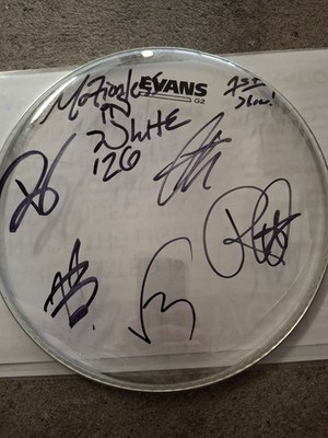 Motionless In White Signed Drumhead 2026