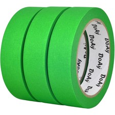 3 Pack Green Painters Tape - Masking Tape 1 Inch Wide - Multi-Surface, Smart Adh