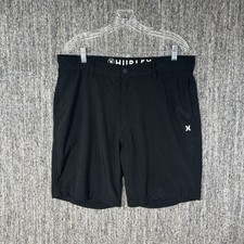 Hurley Black Shorts All Day Hybrid Quick Dry Stretch Men s Size 36 Athletic NWT
