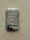 100g 999 Fine Silver bullion Bar made by APO genuine full hallmark 999