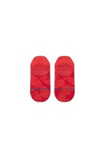 Stance Women's M 8-10.5 No Show Height Infiknit Dye Namic Red Socks