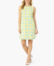Sail to Sable NWOT Sleeveless Lemon Print Shift Dress size medium