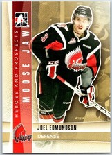 #75 Joel Edmundson, Moose Jaw Warriors 2011-12 In The Game Heroes and Prospects
