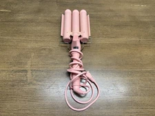 FairyBrave Triple Barrel Hair Waver Curling Iron Wand Beach Waves Crimper Black