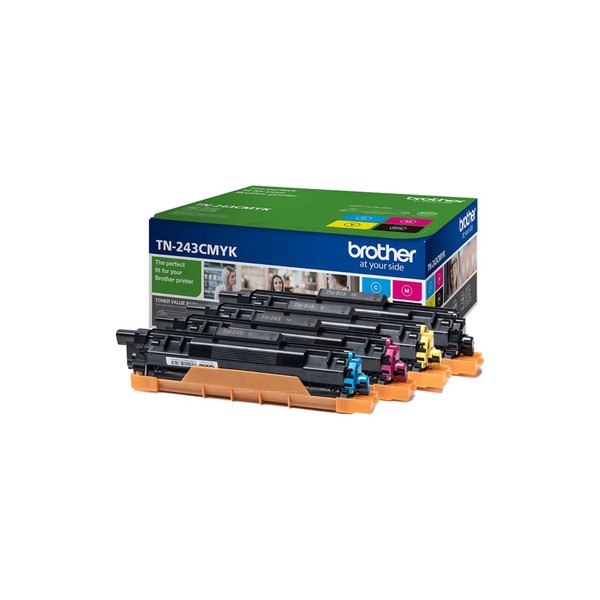 Brother Tonerkartuschen Multipack TN-243CMYK 4 Farben Ca. 1000 Seiten-image