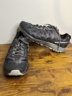 Merrell Mens Size 14 Agility Synthesis Flex Exuberance Black Trail Running