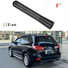 Carbon 3 Short Car Antenna Aerial Am Fm Radio Roof Mast For Hyundai Santa Fe