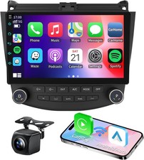 For Honda Accord 2003-2007 Apple CarPlay Android 15 Car Stereo Radio GPS WIFI