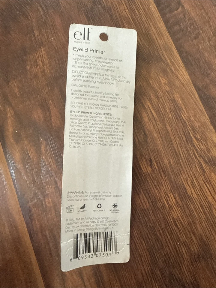 New Elf Eyelid Primer Golden 7504 - Image 3 of 4