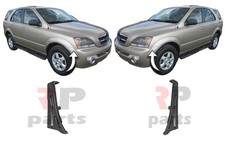 Für Kia Sorento 2002-2006 Neu Vorne Stoßstange Seite Stahl Halter Paar Set