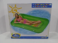 NEW VINTAGE 2002 Intex Tan Dazzler Pool Raft Lounge Float The Wet Set 81x52