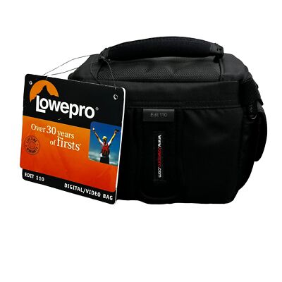 LowePro Camera Travel Bag Digital Video Edit 110 Black Shoulder