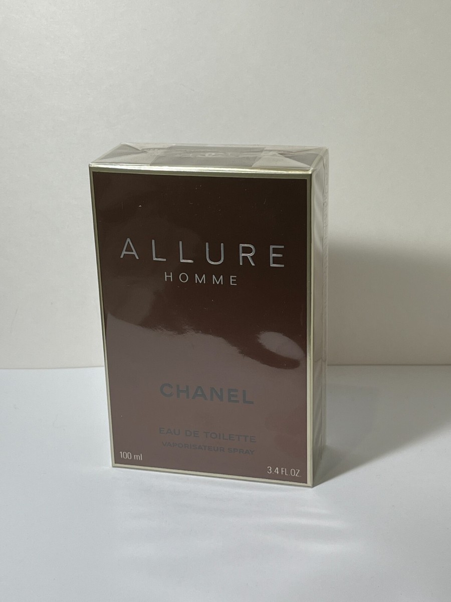 Chanel Allure Homme Eau de Toilette For Men 3.4 oz /100 ml-New