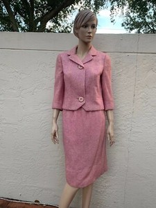 boucle skirt and jacket