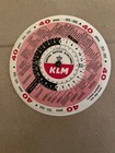 1959 KLM Royal Dutch Airlines World Time Table Indicator Calculator Wheel — photo 1