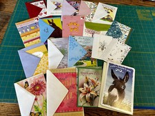 19 New Greeting Cards Envelopes: Friendship, ThankYou, Blank. Happy Anniv 3