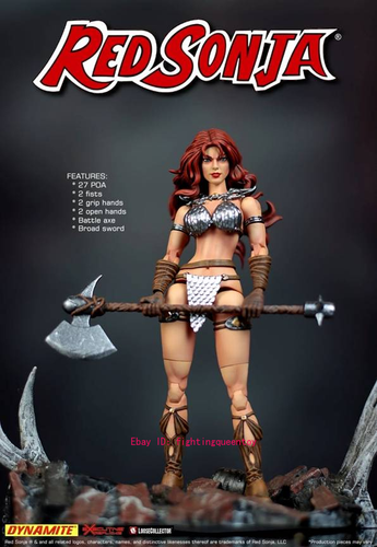 Executive Replicas Red SONJA ERLCRS01 1/12 Scale Action Figure Model INSTOCK - Picture 6 of 6
