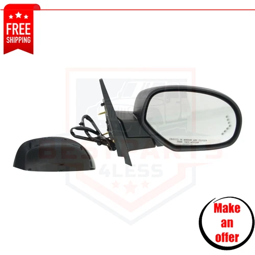 NEW Power Mirror, Right, Fold, Heated, with Memory for 2007-2014 Chevrolet Tahoe