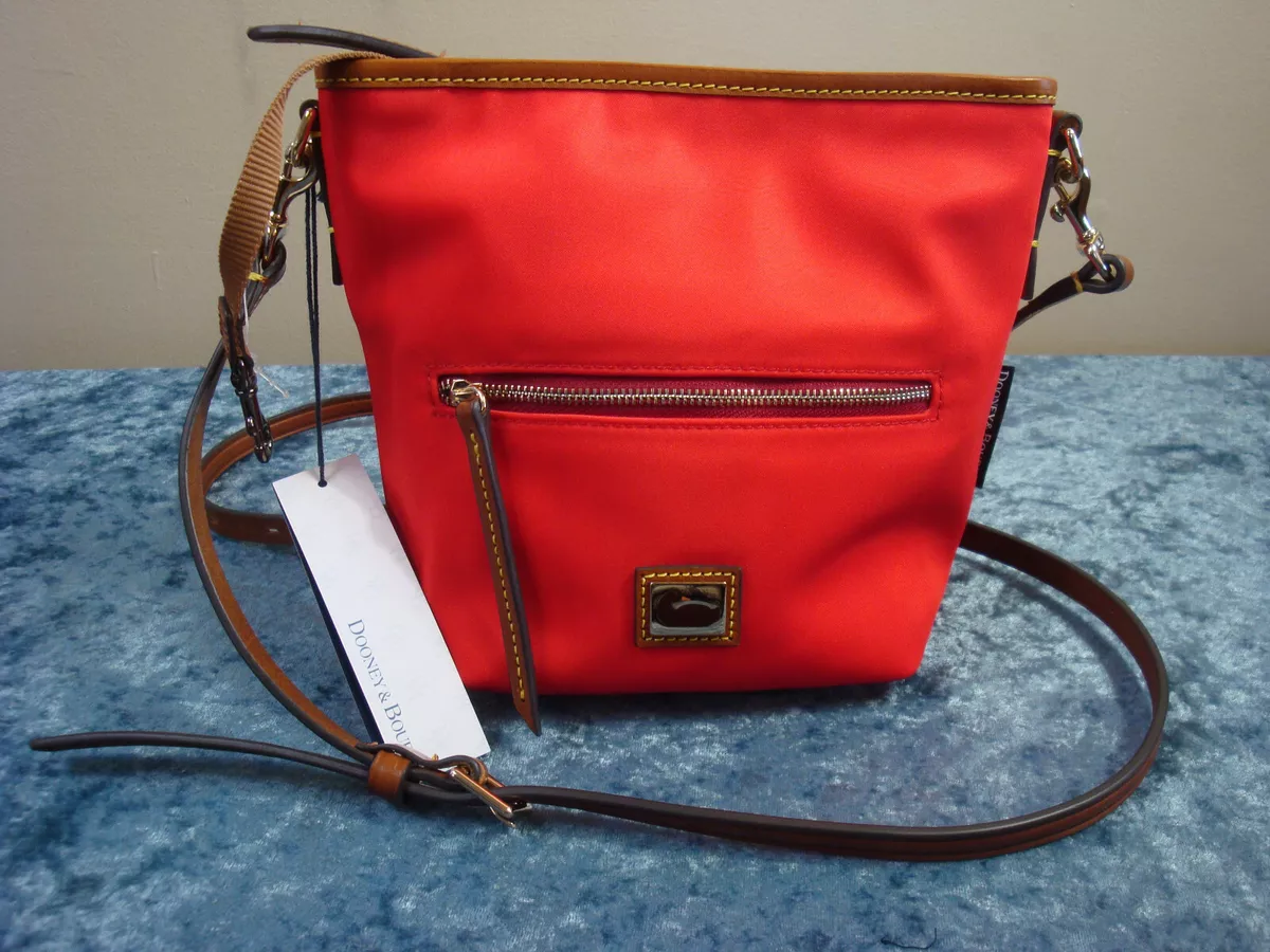 Buy the Dooney & Bourke Nylon Crossbody Red