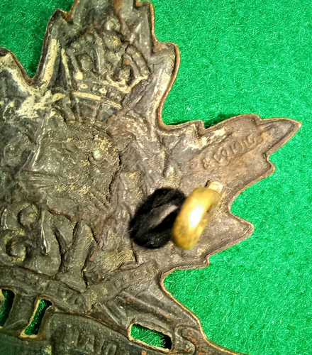 CEF 173rd Battalion (Canadian Highlanders) Cap Badge, Lees 1916, Canadian WW1 - Picture 4 of 6