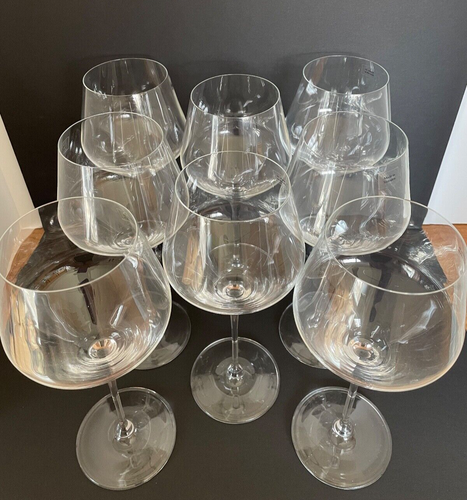 8 durchsichtige Weingläser aus Stielwaren, Made in Slowakei, 9 7/8"" hoch - Bild 2 von 8