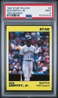 1990 STAR KEN GRIFFEY JR. YELLOW 6 KEN GRIFFEY JR. 1990 SEASON PSA 9
