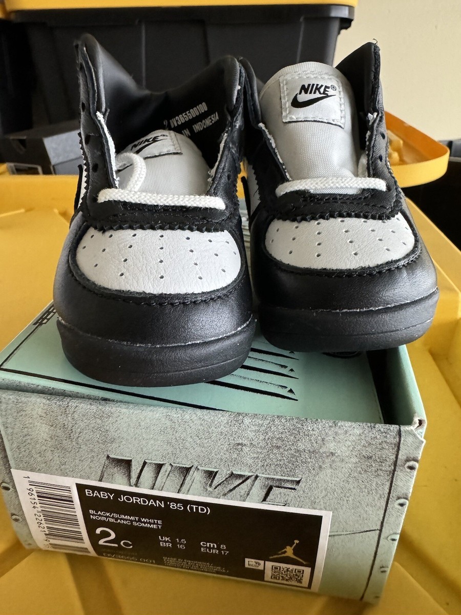 NIKE AIR BABY JORDAN '85 (TD) DV3655 001 SNEAKER 2C / 8 CM BRAND