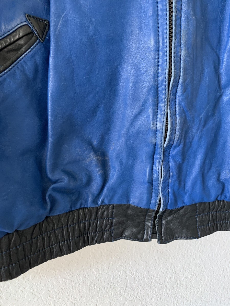80's Run DMC Style Adidas Jacket Hip Hop Bomber Leather 80's Run DMC Style Adidas Jacket Hip Hop Bomber Leather