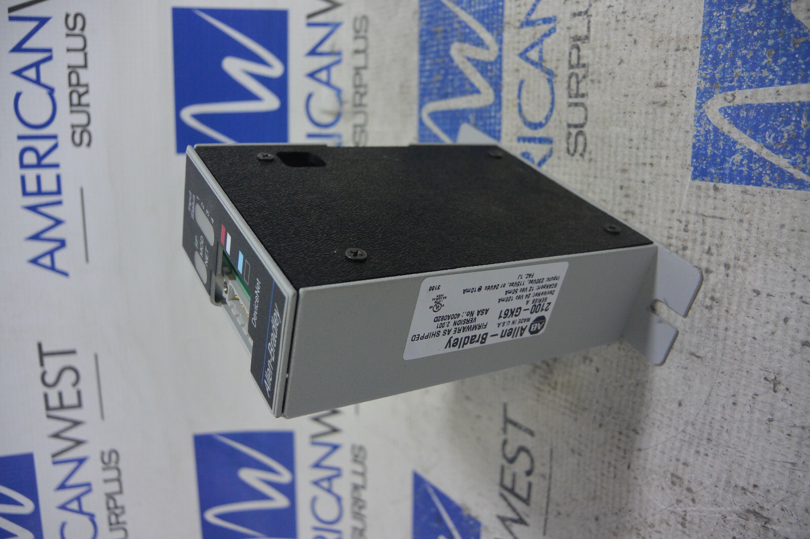 Allen-Bradley 2100-GK61 Ser. A DeviceNet Module *USED*Missing All Wire Terminals