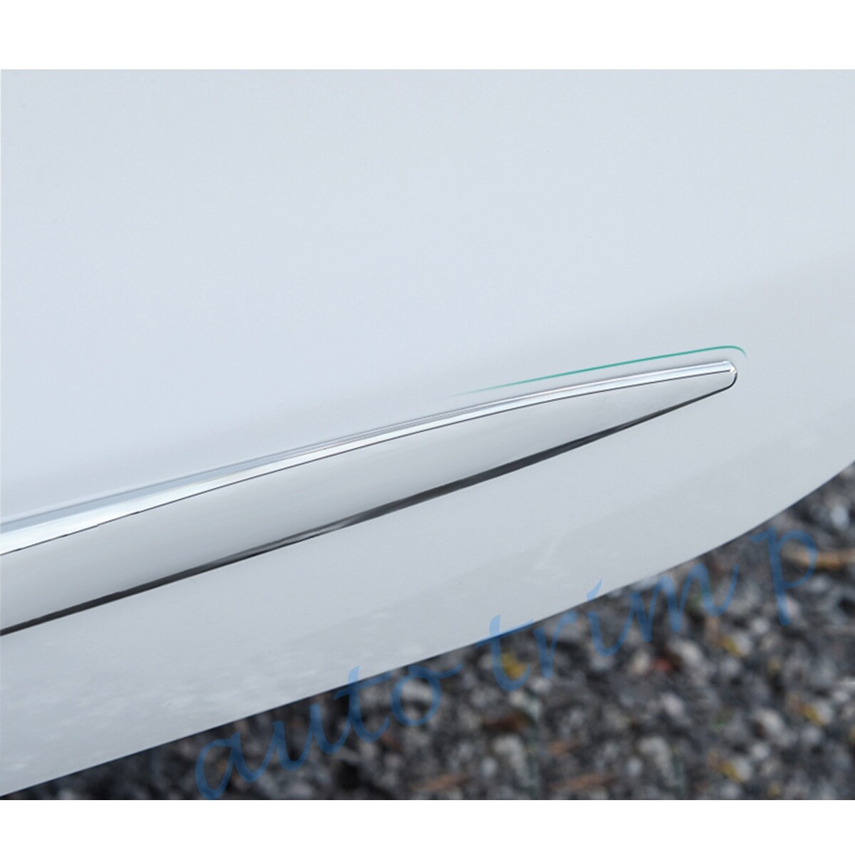 Universal Car Accessories Chrome Door Body Side Molding Guard Cover