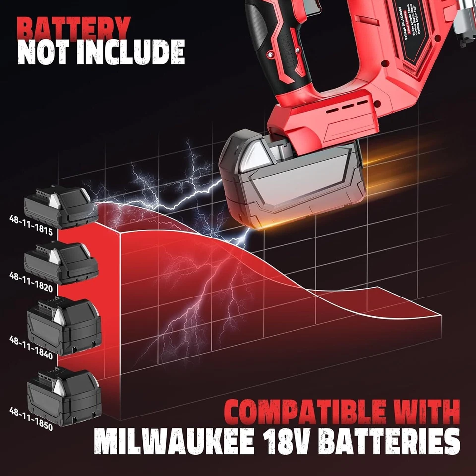 Sierra de calar para batería Milwaukee 18V, herramienta de sierra de calar inalámbrica, motor sin escobillas, variable Foto 3 de 4