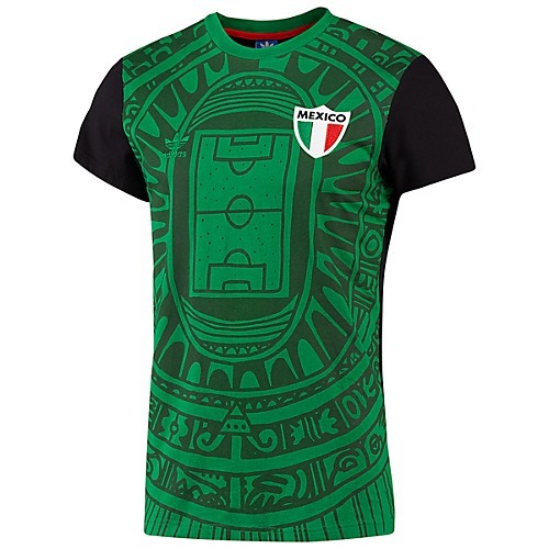 MEDIUM adidas Originals Men's  MEXICO TEAM FUTBOL TEE Shirt  F77469  Green  1AVL