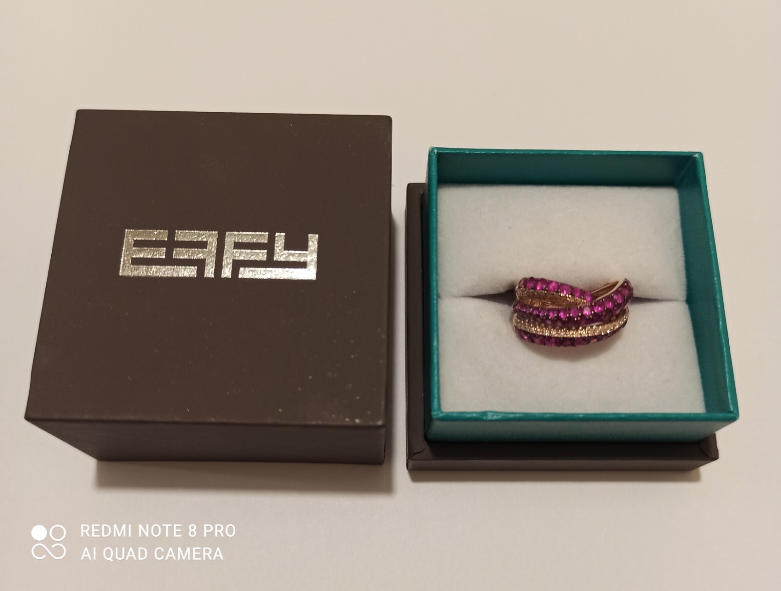 effy rose gold 14k ruby ring - image 2