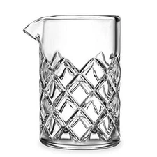 Cocktail Mixing Glass - Bar Mixing Pitcher for Stirring Drinks - 1/4-inch Thick