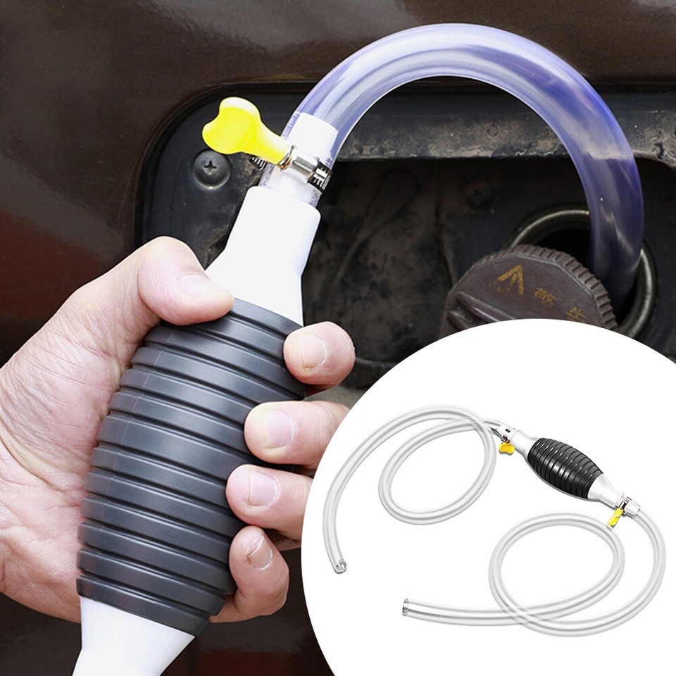 it Car Fuel Pumps with Hose Hand Suction Pipe Pumps Portable Manual Gas