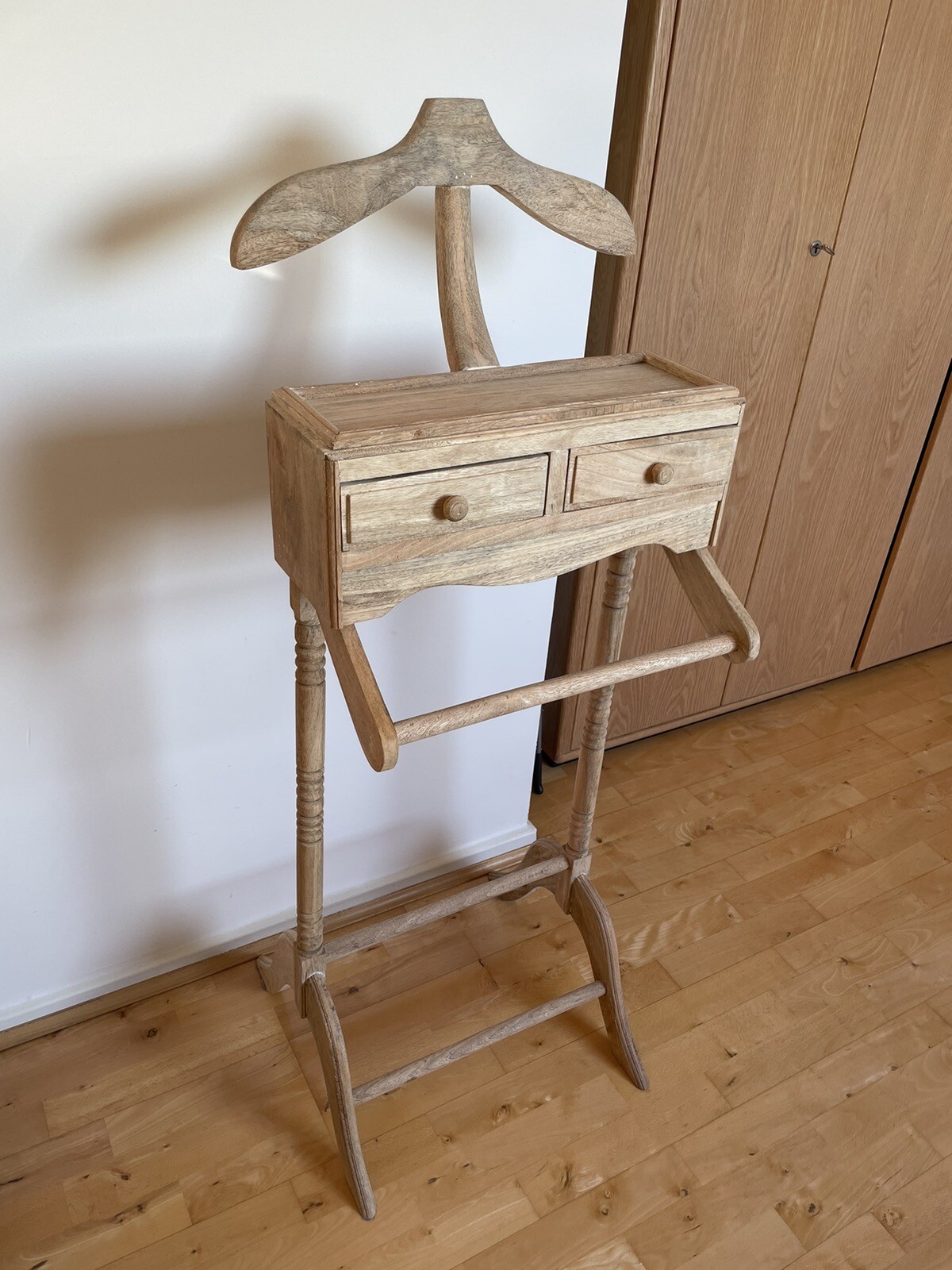 Traditional Woden Valet Stand eBay