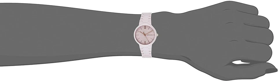 Reloj de vestir informal Tommy Hilfiger Avery 1781957 rosa cerámica para mujer Foto 3 de 3