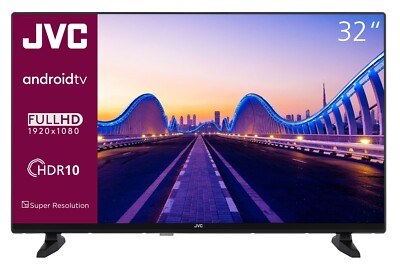 JVC TV 32 Zoll Fernseher Android TV Smart TV 32 Zoll Full HD 32 LED TV 32 Zoll