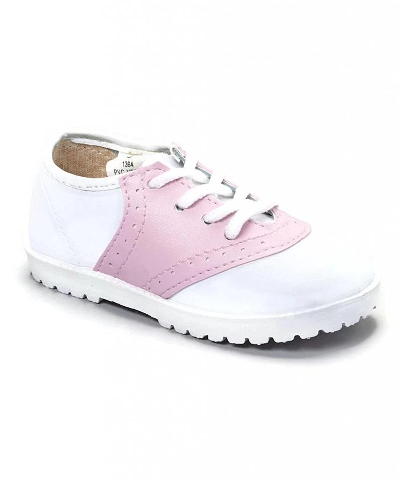 NUEVO BLANCO Y NEGRO Zapatos de Sillín PITTER PATTER Niños/Niñas Infantes/Niños Pequeños Talla 1-10 Foto 4 de 4