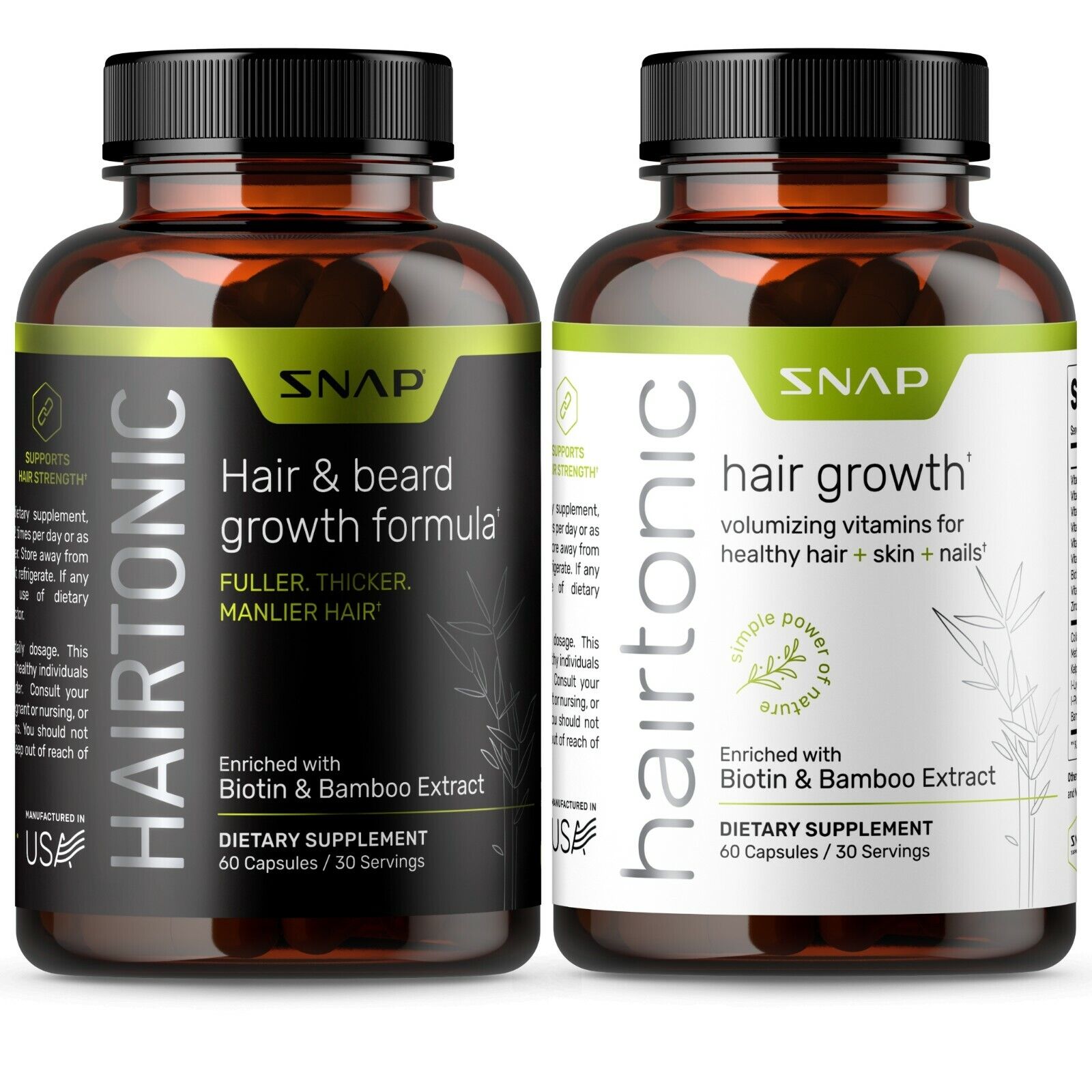 Hair Growth Supplement for Men & Women Bundle - Biotin Hair, Skin & Nail  Vitamin | eBay