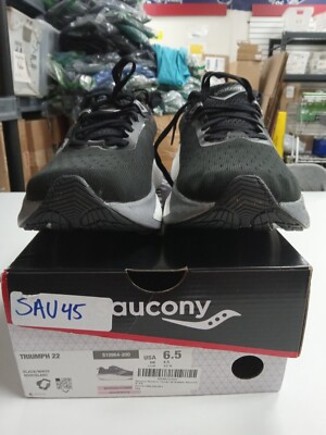 Saucony Triumph 22 Women's  S10964-200 size 6.5 Black/White