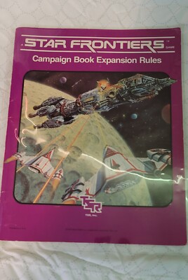 VINTAGE 1983 Star Frontiers CAMPAIGN BOOK TSR ''USED-VERY GOOD''