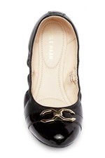 Nuevo en caja Cole Haan Terrin Cuero Ballet Plano Negro Talla 5B Mediano - $170