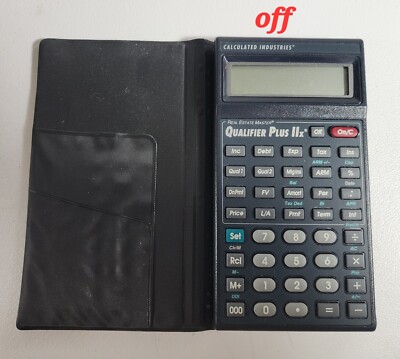 Calculated Industries Real Estate Master Qualifier Plus IIx Calculator