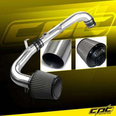 For 07-10 Scion tC 2.4L Polish Cold Air Intake + Blue Filter Cover