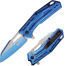 MTech Linerlock Assisted Folding Knife 2.88" 3Cr13 Steel Blade Aluminum Handle