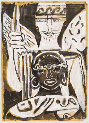1994 Gouache, Eros und Psyche