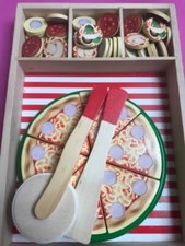 Play Food Set Kitchen Kids Kit Easy Fake Toys Pretend Baking Party Pizza Bakery